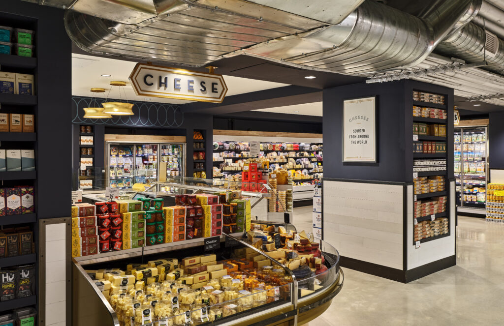 supermarket interior