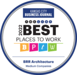 Kansas City Business Journal 2022 Best Places to work: BRR Architecture, Medium Companies